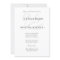 Elegant Typography Black & White Wedding