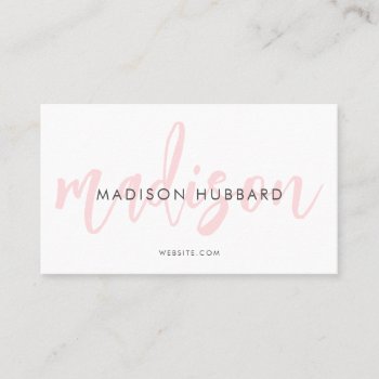 Elegant Typography Business Cards by Studio427 at Zazzle