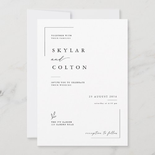 Elegant Typography Card with Romantic Photo.