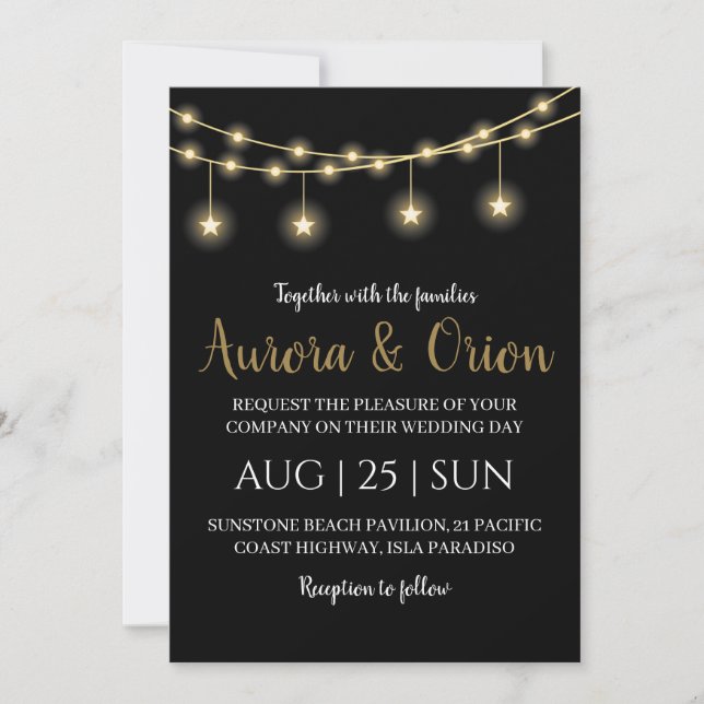 elegant typography christmas wedding cards (Front)