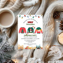 ELegant Ugly Sweater christmas party  Invitation