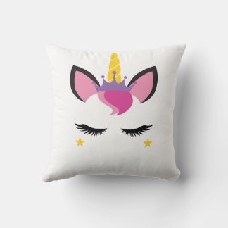 Elegant unicorn pillow