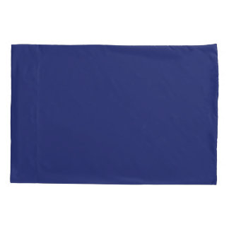 Elegant unique blue pattern pillow case
