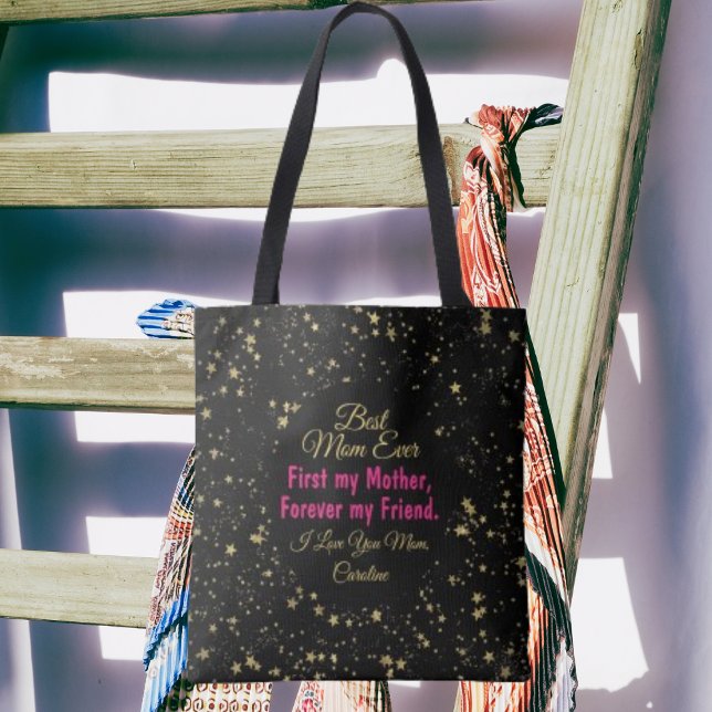 Elegant Unique Keepsake Best Mom Ever Mothers Day Tote Bag (Creator Uploaded)