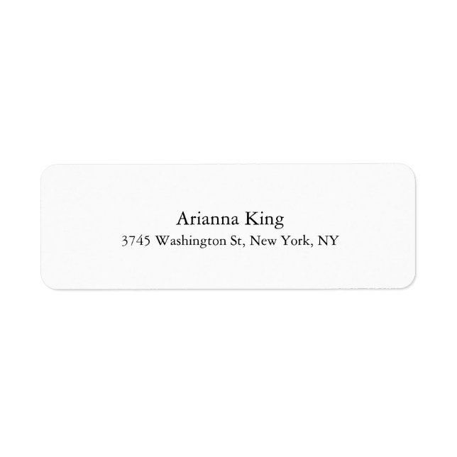 Elegant Unique Special Professional Classical Label (Front)