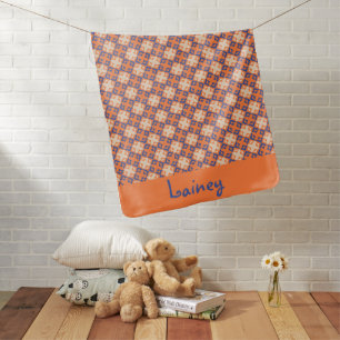 Elegant Unisex Clothes Custom Baby Blankets With N