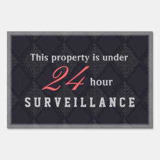 Elegant Upscale Video Surveillance Sign