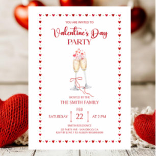 Elegant Valentine's day party Invitation