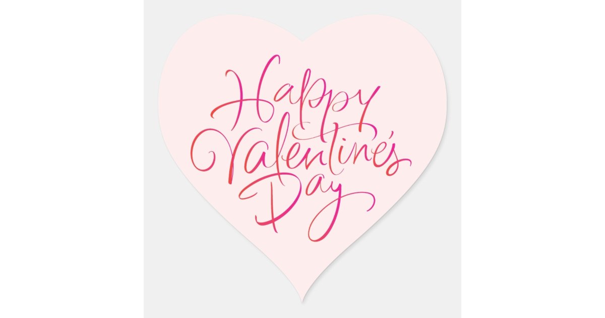 Elegant Valentine's Day Stickers | Zazzle