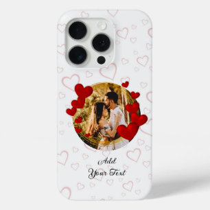 Elegant Valentines, Love, Anniversary Red Heart iPhone 15 Pro Case