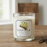 Elegant Vanilla Soy Wax Candle Business Label