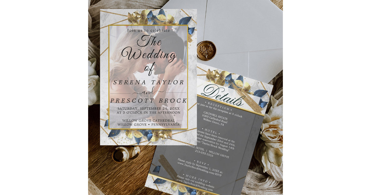 Elegant Vellum Wedding Invitation Zazzle