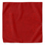 Elegant Velvet Background with Embossed Ornament Bandana