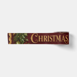 Elegant Velvet Bow Christmas, Luxury Botanical Satin Ribbon