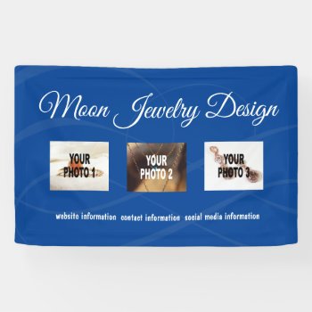 Elegant Vendor Booth Banner For Crafts Or Makers by Sideview at Zazzle