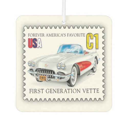 Elegant VETTE Stamp Design Air Freshener