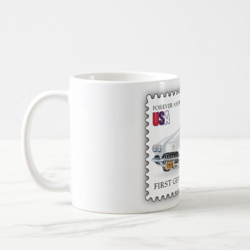 Elegant VETTE Stamp Design Coffee Mug