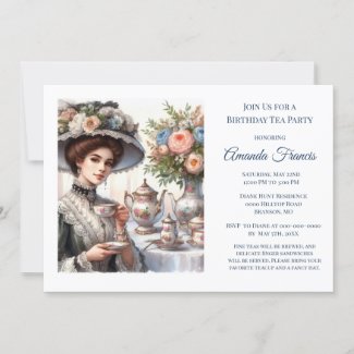 Elegant Victorian Birthday Tea Party 