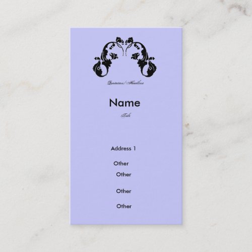 elegant victorian businesscards business card
