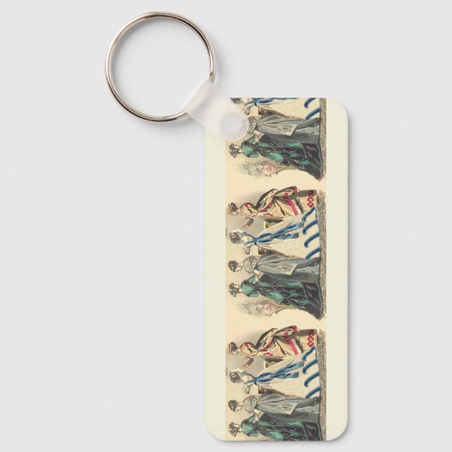 Elegant Victorian Ladies  Keychain (Front)