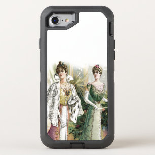 Elegant Victorian Ladies OtterBox Defender iPhone SE/8/7 Case