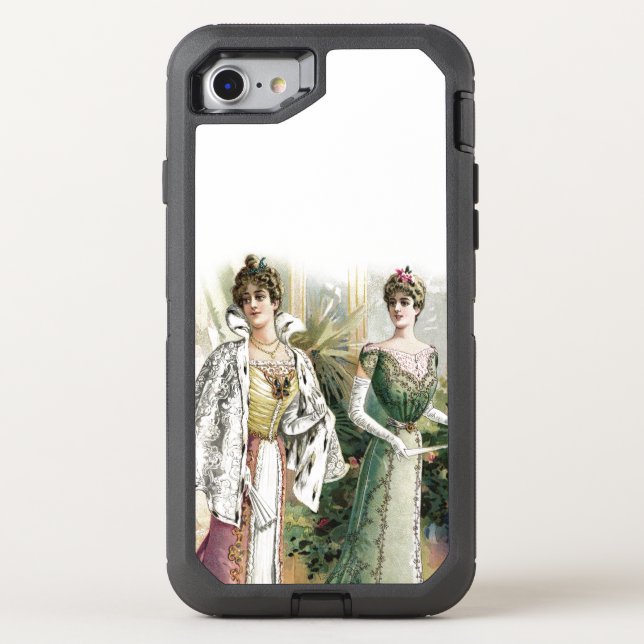 Elegant Victorian Ladies Otterbox iPhone Case (Back)