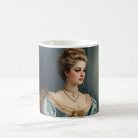 Elegant Victorian Lady Classic Portrait Coffee Mug