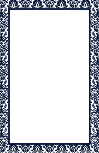damask border invitations stationery zazzle
