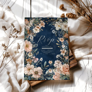 Elegant Victorian Royal Elegance Wedding RSVP Card