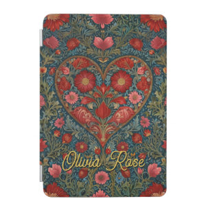Elegant Victorian Valentines Day heart design iPad Mini Cover