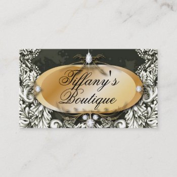 Elegant Victorian Vintage Fashion  Business Cards by businesscardsdepot at Zazzle