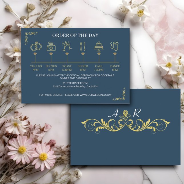 Elegant Victorian Wedding  Enclosure Card (Creator Uploaded)