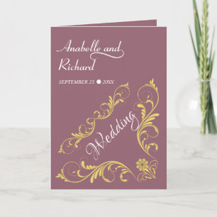 Elegant Victorian Wedding Invitation
