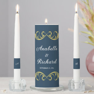 Elegant Victorian Wedding  Unity Candle Set