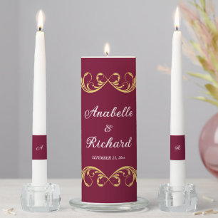 Elegant Victorian Wedding  Unity Candle Set