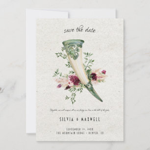 Elegant Viking Wedding Save the Date Invitation
