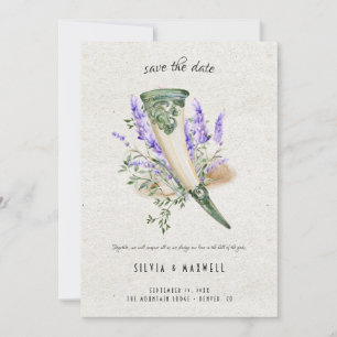 Elegant Viking Wedding Save the Date Invitation