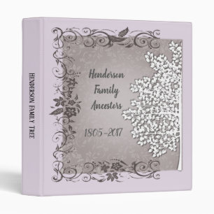 Elegant Vine Family Tree Photo Binder Album