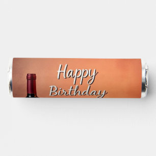 Elegant Vineyard Happy Birthday Wine & Grapes Breath Savers® Mints