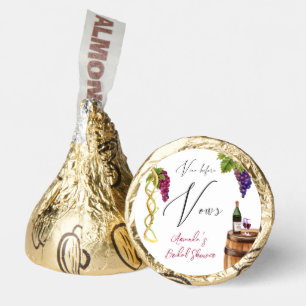 Elegant Vino Before Vows Winery Bridal Shower Hershey®'s Kisses®