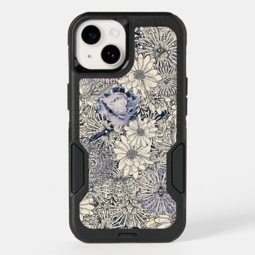 Elegant Vintage Abstract Floral Background   OtterBox iPhone 14 Case