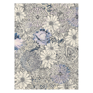 Elegant Vintage Abstract Floral Background Tablecloth