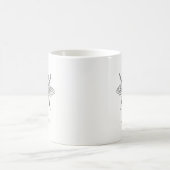 Elegant Vintage Bee Coffee Mug (Center)