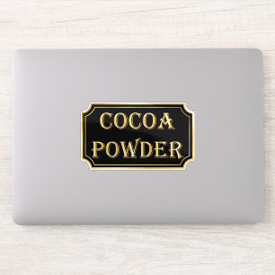 Elegant Vintage Black and Gold Pantry Label