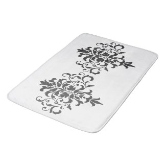 Elegant Vintage Black and White Damask
