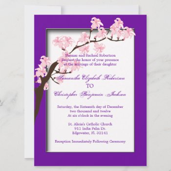 Elegant Vintage Blossoms Wedding Invite by ForeverAndEverAfter at Zazzle