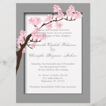 Elegant Vintage Blossoms Wedding Invite by ForeverAndEverAfter at Zazzle