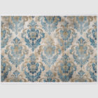 Elegant Vintage Blue Decoupage