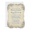 Elegant Vintage Blue Flourish Wedding Invitations