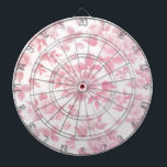 Elegant vintage blush pink botanical floral dart board<br><div class="desc">Elegant vintage blush pink botanical floral. An elegant pastel pink rustic botanical girly lavender stylish flower design on a vintage white background. This design is ideal for a trendy and elegant party event. Design with your message and information. All designs are printed.</div>